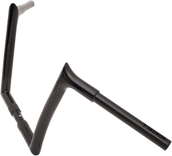 Fat Baggers, Inc. 908010-B 1-1/4in. EZ Install Pointed Top Handlebars - Gloss Black - sxspowersports