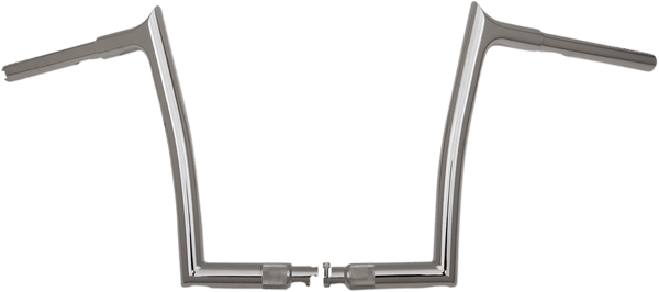 Fat Baggers, Inc. 908012 1-1/4in. EZ Install Pointed Top Handlebars - Chrome - sxspowersports