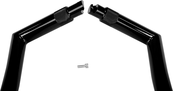 Fat Baggers, Inc. 908012-B 1-1/4in. EZ Install Pointed Top Handlebars - Gloss Black - sxspowersports