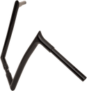 Fat Baggers, Inc. 908014-B 1-1/4in. EZ Install Pointed Top Handlebars - Gloss Black - sxspowersports
