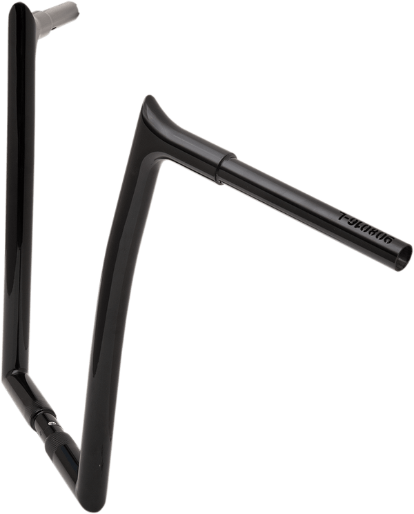 Fat Baggers, Inc. 908016-B 1-1/4in. EZ Install Pointed Top Handlebars - Gloss Black - sxspowersports