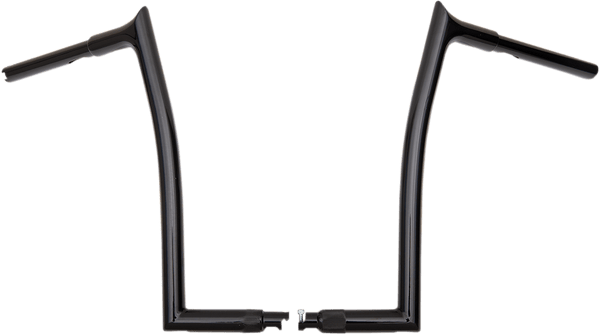 Fat Baggers, Inc. 908016-B 1-1/4in. EZ Install Pointed Top Handlebars - Gloss Black - sxspowersports