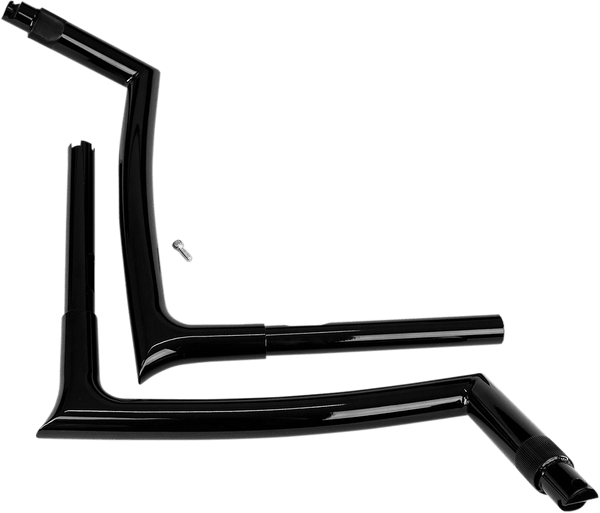 Fat Baggers, Inc. 908016-B 1-1/4in. EZ Install Pointed Top Handlebars - Gloss Black - sxspowersports