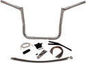 Fat Baggers, Inc. 909114 1-1/4in. EZ Install Handlebar Kit with Pointed Top Handlebars - Chrome - sxspowersports