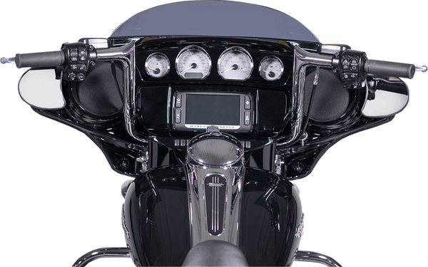 Fat Baggers, Inc. 909114 1-1/4in. EZ Install Handlebar Kit with Pointed Top Handlebars - Chrome - sxspowersports