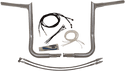 Fat Baggers, Inc. 909216 1-1/4in. EZ Install Handlebar Kit with Pointed Top Handlebars - Chrome - sxspowersports