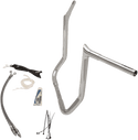 Fat Baggers, Inc. 909216 1-1/4in. EZ Install Handlebar Kit with Pointed Top Handlebars - Chrome - sxspowersports