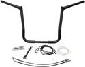 Fat Baggers, Inc. 909216-B 1-1/4in. EZ Install Pointed Top Handlebars - Gloss Black - sxspowersports