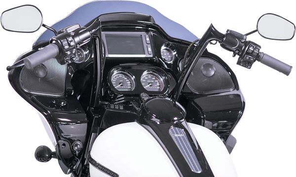 Fat Baggers, Inc. 909314-B 1-1/4in. EZ Install Handlebar Kit with Pointed Top Handlebars - Gloss Black - sxspowersports
