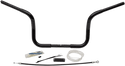 Fat Baggers, Inc. 909410-B 1-1/4in. EZ Install Handlebar Kit with Round Top Handlebars - Gloss Black - sxspowersports