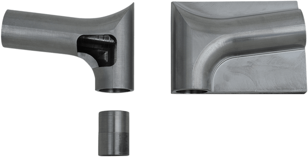 Fat Baggers, Inc. 909412-B 1-1/4in. EZ Install Handlebar Kit with Round Top Handlebars - Gloss Black - sxspowersports