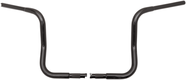 Fat Baggers, Inc. 909412-B 1-1/4in. EZ Install Handlebar Kit with Round Top Handlebars - Gloss Black - sxspowersports