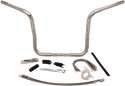 Fat Baggers, Inc. 909414 1-1/4in. EZ Install Handlebar Kit with Round Top Handlebars - Chrome - sxspowersports