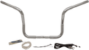 Fat Baggers, Inc. 909512 1-1/4in. EZ Install Handlebar Kit with Round Top Handlebars - Chrome - sxspowersports