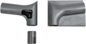 Fat Baggers, Inc. 909516-B 1-1/4in. EZ Install Handlebar Kit with Round Top Handlebars - Gloss Black - sxspowersports