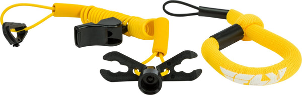 FLY RACING FUJL-2389-YLW Ultra Cord Floating Tethercord/Lanyard - sxspowersports