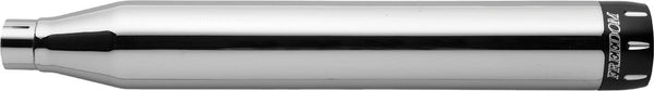 Freedom Performance HD00189 3 1/4in. Signature Slip-Ons - Chrome/Black Tips - sxspowersports
