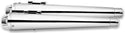 Freedom Performance HD00260 4.5in. American Outlaw Slip-Ons - Chrome/Chrome Tips - sxspowersports