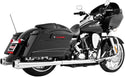 Freedom Performance HD00260 4.5in. American Outlaw Slip-Ons - Chrome/Chrome Tips - sxspowersports