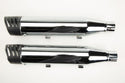 Freedom Performance HD00321 3 1/4in. Racing Slip-Ons - Chrome/Black Tips - sxspowersports