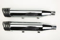 Freedom Performance HD00321 3 1/4in. Racing Slip-Ons - Chrome/Black Tips - sxspowersports