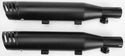 Freedom Performance HD00364 3 1/4in. Racing Slip-Ons - Black/Black Tips - sxspowersports