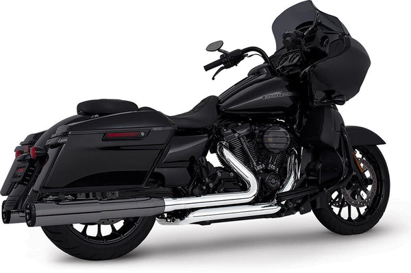 Freedom Performance HD00371 Right Side Tuck & Under True Dual Headers - Chrome - sxspowersports