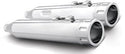 Freedom Performance HD00617 4in. Eagle Slip-Ons - Chrome/Chrome Tips - sxspowersports