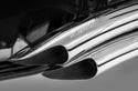 Freedom Performance HD00645 Sharp Curve Radius Exhaust System - Chrome with Scallop Cut - sxspowersports