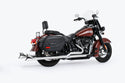 Freedom Performance HD00771 Sharktail Signature True Dual Exhaust System - 39in. Chrome Muffler - Chrome Tips - sxspowersports