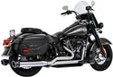 Freedom Performance HD00804 Combat Duals - Chrome w/ Black Tip - sxspowersports