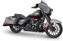 Freedom Performance HD00848 2 Into 1 Turn-Out Exhaust System - Black/Black Sculpted Tip - sxspowersports