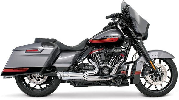 Freedom Performance HD00851 2 Into 1 Shorty Exhaust System - Chrome/Chrome Tip - sxspowersports