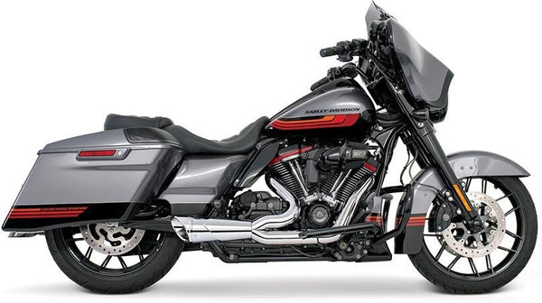 Freedom Performance HD00851 2 Into 1 Shorty Exhaust System - Chrome/Chrome Tip - sxspowersports