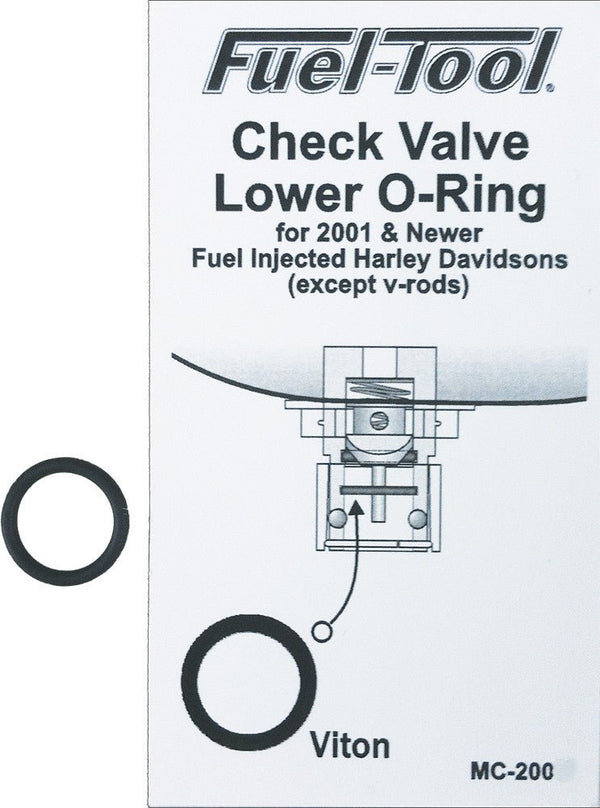 Fuel Tool MC200 EFI Check Valve Lower O-Ring - sxspowersports