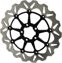 Galfer Brakes DF680CWS-C Front Brake Wave Rotor - 12.5iin. - Full Floating with Chrome Aluminum Carrier - sxspowersports
