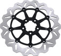 Galfer Brakes DF680CWSS-B Front Brake Wave Rotor - 13in. - Full Floating with Black Aluminum Carrier - sxspowersports
