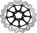Galfer Brakes DF680CWSS-C Front Brake Wave Rotor - 13in. - Full Floating with Chrome Aluminum Carrier - sxspowersports