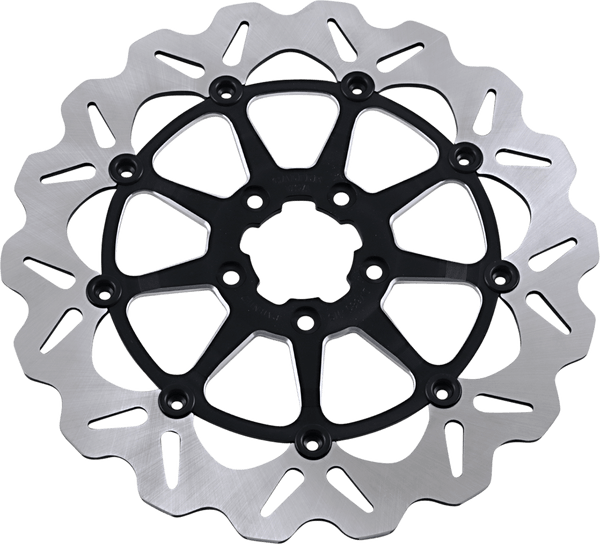 Galfer Brakes DF680CWSS-C Front Brake Wave Rotor - 13in. - Full Floating with Chrome Aluminum Carrier - sxspowersports