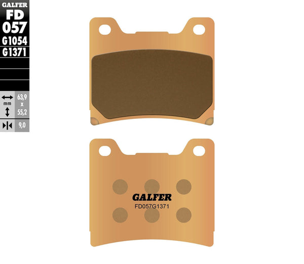 Galfer Brakes FD057G1371 HH Sintered Brake Pads - sxspowersports