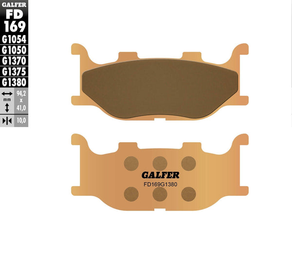 GALFER FD169G1380 HH Sintered Brake Pads - sxspowersports