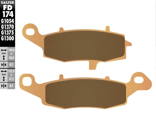 GALFER FD174G1370 HH Sintered Brake Pads - sxspowersports