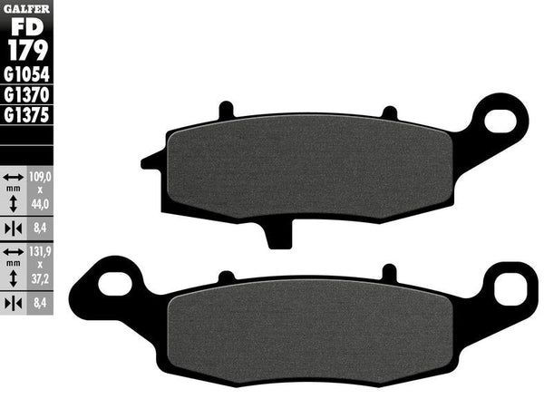 GALFER FD198G1370 HH Sintered Brake Pads - sxspowersports