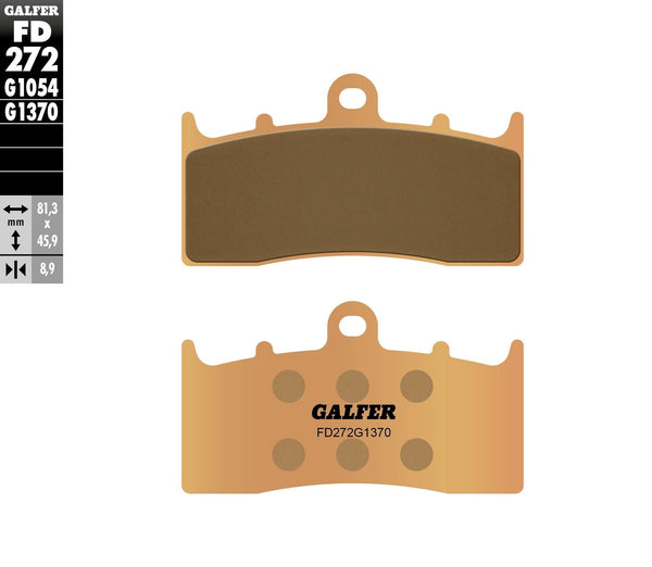 GALFER FD272G1370 HH Sintered Brake Pads - sxspowersports