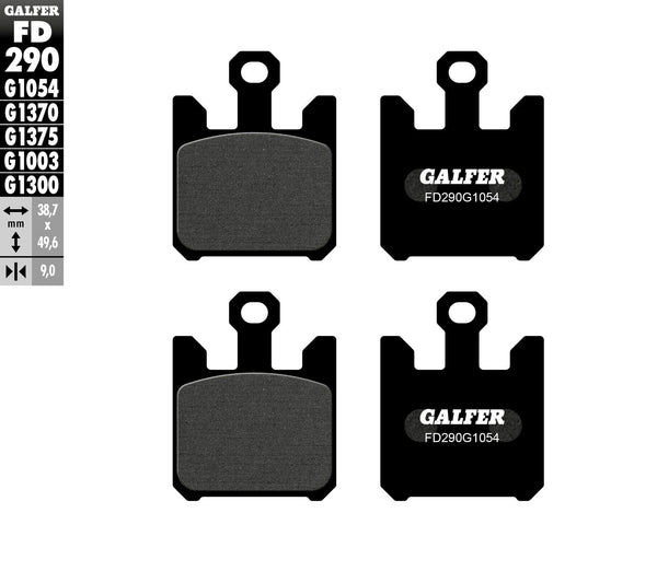 GALFER FD290G1054 Semi-Metallic Brake Pads - sxspowersports