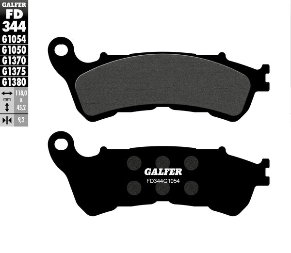 GALFER FD344G1054 Semi-Metallic Brake Pads - sxspowersports