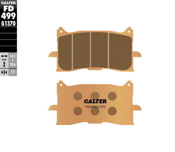 GALFER FD499G1370 HH Sintered Brake Pads - sxspowersports