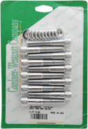 Gardner-Westcott C-74-14 Generator Chrome Socket-Head Bolt Set - Knurled - sxspowersports