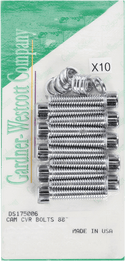 Gardner-Westcott P-10-18-06 Cam Cover Chrome Steel Socket-Head Bolt Kit - sxspowersports