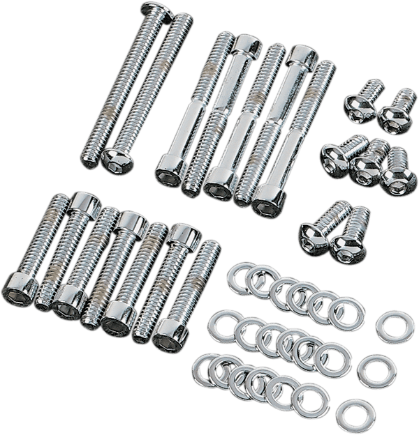 Gardner-Westcott P-10-24-08N Primary Chrome Steel Socket-Head Bolt Kit - sxspowersports